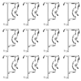 12 Pcs Valance Blind Clips Replacement Clear 2 Inch Blind Clips Plastic Hidden Clips Replacement Valance Clips for Blinds Valance Horizontal Blinds Parts