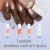 Essie Nail Art Studio, Satin Sheer Silver Chrome Topcoat, Cosmic