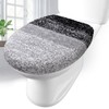 Arotive Soft Microfiber Bathroom Toilet Lid Cover, Machine Washable Seat