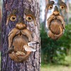 BTMIEY Old Man Tree Hugger, Amusing Unique Bird Feeders for
