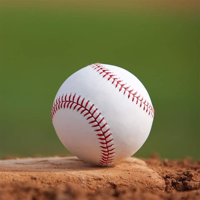 ANCLLO 2PCS Adult Baseball Soft Leather Sports Practice Training Softball