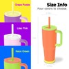 winiwo 40 oz Tumbler with Handle and Straw, Gift for