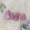 ButterflyHandmade nail tips - Coffin / 버터플라이수제네일팁 - 코핀