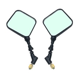 Earlyred Dual Sport Motorcycle Rearview Mirror Rear View Side Mirrors Compatible with Suzuki DR 200 250 350 350 DRZ400 DRZ650 DR650