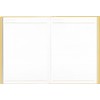 Hakubunkan 2025 A5 Weekly Desk Planner with Spin, Gold No.
