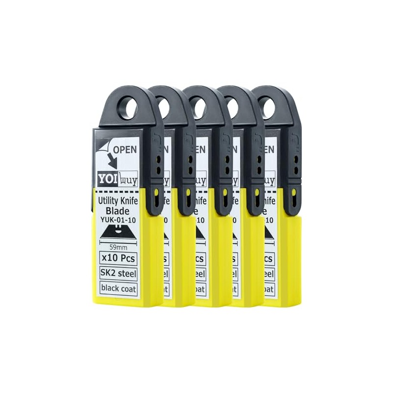 YOIbuy PRO Replacement Blades for Scraper Cutters, 10pcs Case X5,