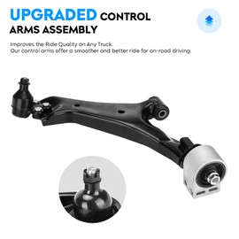 for 2010-2017 Chevy Equinox GMC Terrain Front Lower Control Arm + Ball Joint, Suspension Kit 524-157 524-158, 2 PCS