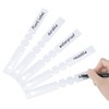 KINGLAKE 200 Pcs White Plastic Plant Tree Tags Nursery Garden