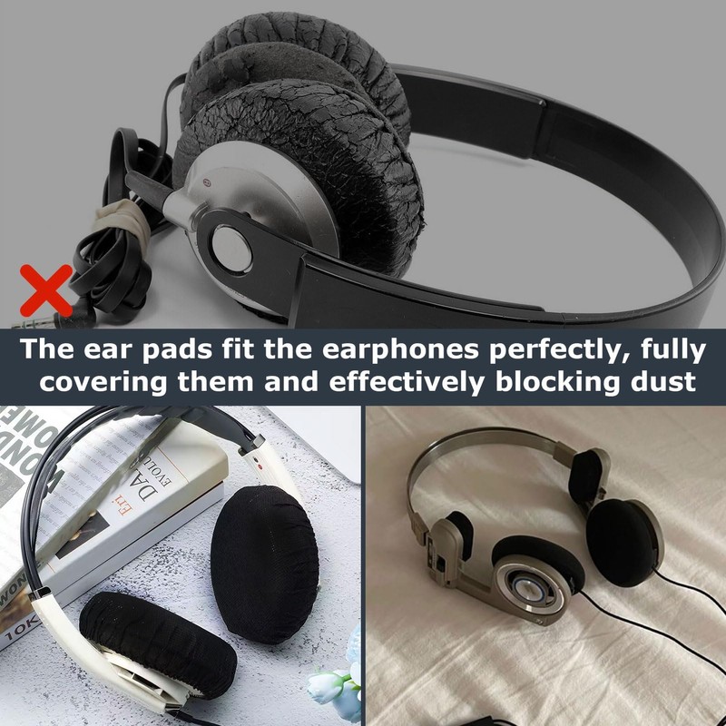 6 Pack Earpads for Earphones, Foam Pads, Earpads for Earphones,