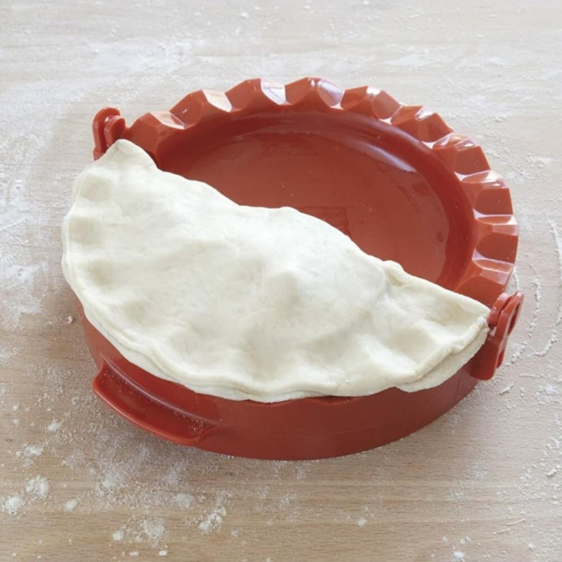 Pizzacraft PC0405 6.5" x 3.25" Calzone Filling and Forming Press,