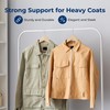 SereneLife 80-Piece Solid Wooden Hangers Set for Clothes – Heavy