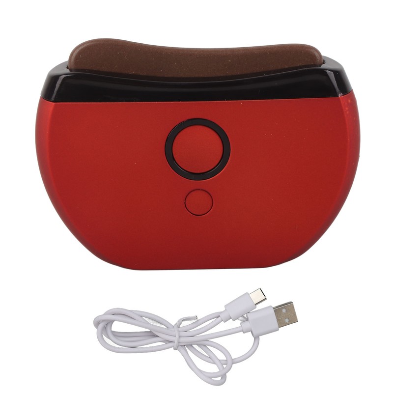 Electric Gua Sha Device Bian Stone Hot Compress Intelligent Massager