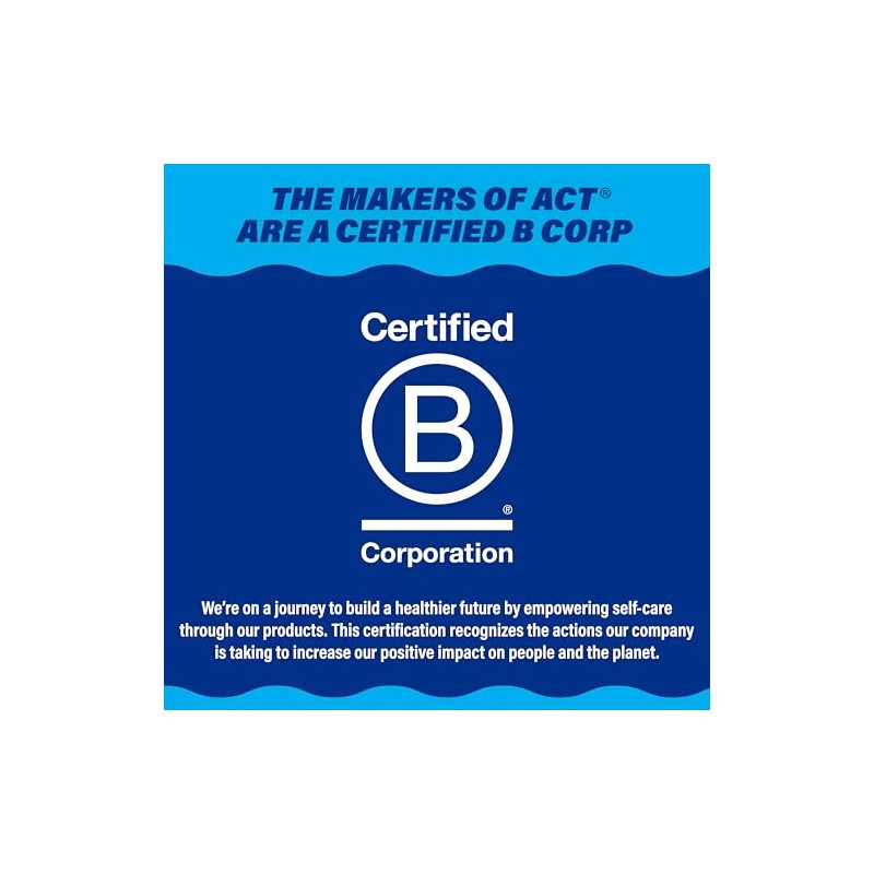 ACT ACT Restoring Zero Alcohol Fluoride Mouthwash 33.8 fl. oz.