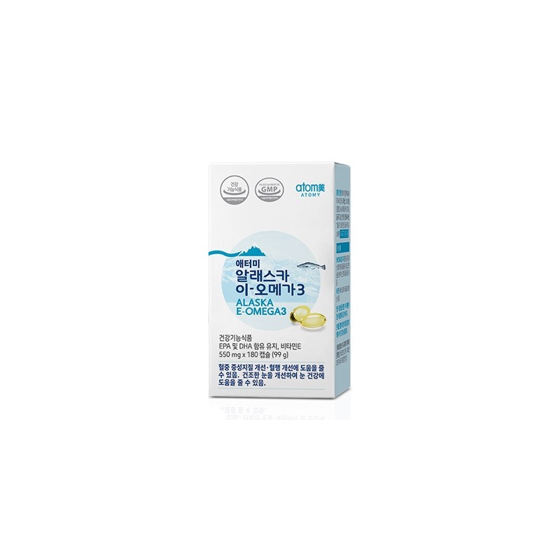 Atomy Alaska Omega3 Blood Circulation Vitamin E Omega3 550mg x