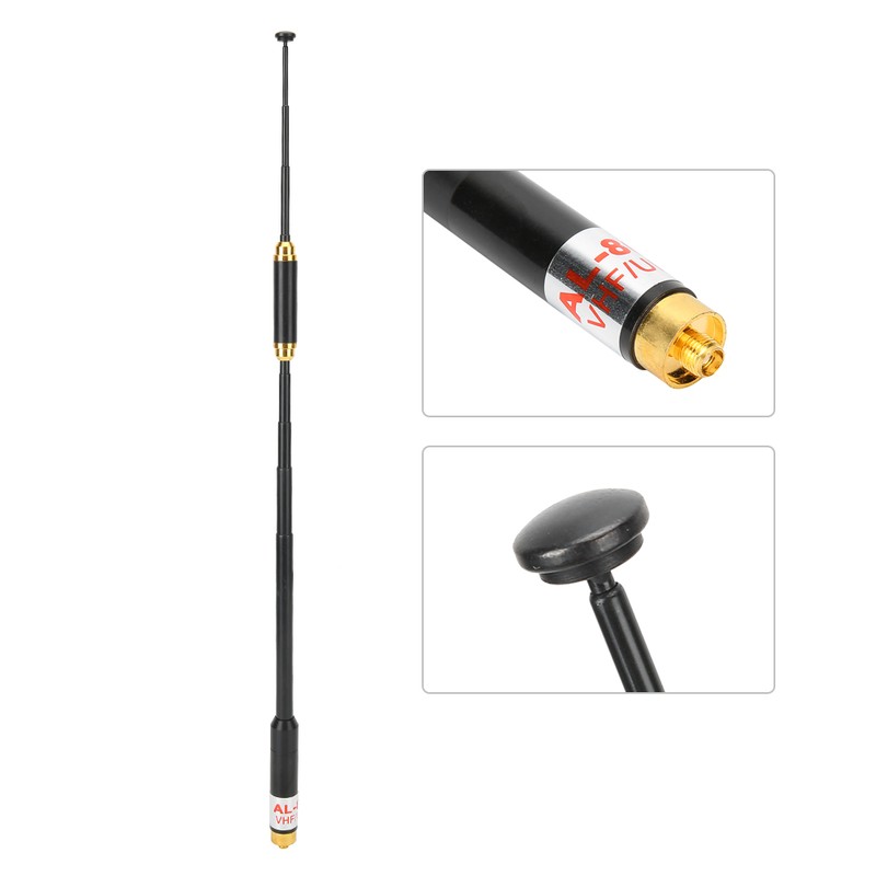 Handheld Two Way Radio Telescopic Antenna UV Dual Frequency Range