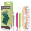 Coopay Sock Knitting Set, Oval Shape Knitting Ring for Socks