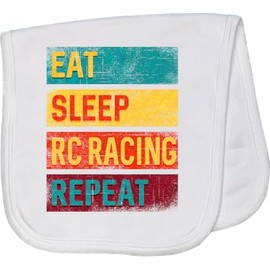 inktastic RC Racing Radio Control Baby Burp Cloth White 38a2c