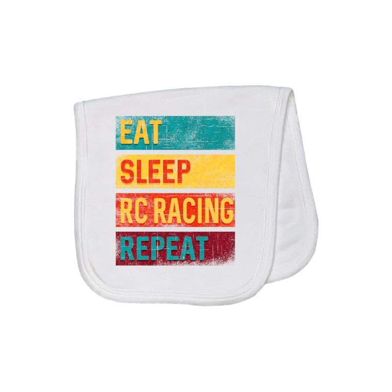 inktastic RC Racing Radio Control Baby Burp Cloth White 38a2c