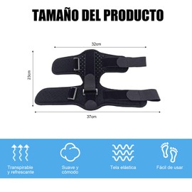 NCOIIBF Férula Nocturna para Fascitis Plantar, Férula Ajustable con Correa Elástica, Soporte para Caída de Pie, Alivio Eficaz Del Dolor de Fascitis Plantar, Tendinitis de Aquiles, Tobillo Dislocado