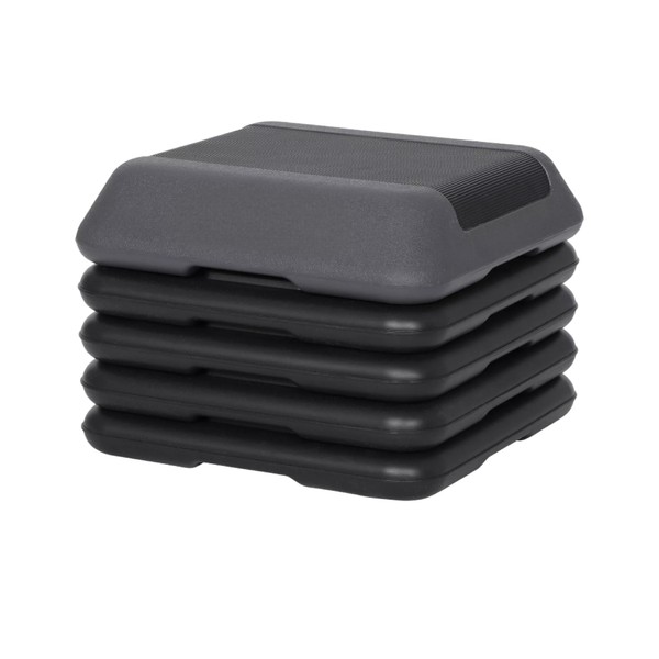 Venbytech for Step Aerobic Exercise Platform Nonslip with 4 Risers