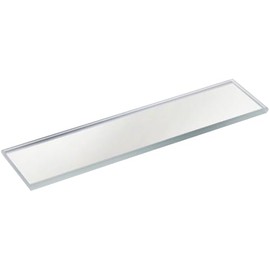 Plymor 1" x 4" Rectangle, 3mm Thick Non-Beveled Glass Mirror, Pack of 3