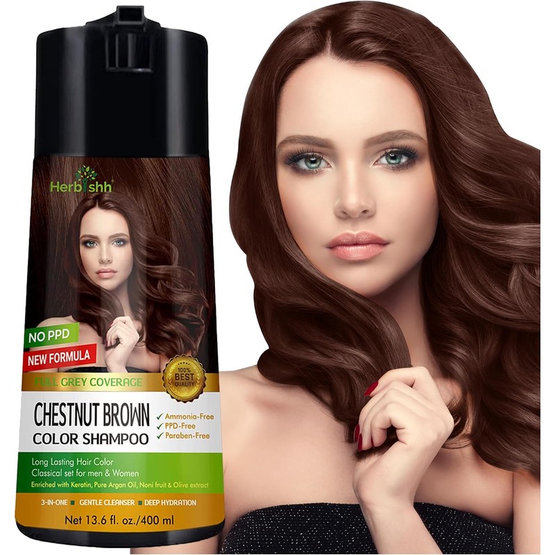 Herbishh Champú de color para cabello - Champú y acondicionador