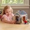 Melissa & Doug Take-Along Wooden Doorbell Dollhouse, Doorbell Sounds, Keys,