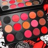 Malagna Cosmetics Paleta de Sombras de ojos 15 tonos rojas