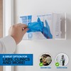 Stock Your Home Acrylic Single Gloves Dispenser, Tissue Box Shelf,