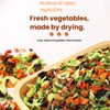 ramen toppings，mixed vegetables 8.8oz/250g，Use dried vegetable flakes to make flavorful