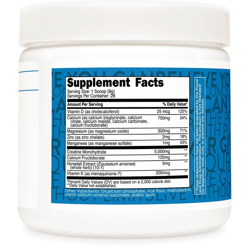 TransformHQ Healthy Aging Longevity Creatine Powder (28 Servings) Unflavored -