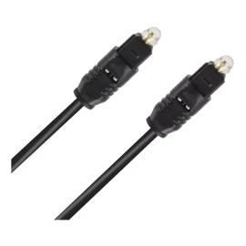 EGTMA Kit Dos Cables De Fibra Óptica Audio 5 Metros Profesionales