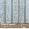 Today's Curtain Hopewell Premium Lace Tier 24", White, 58W x