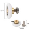 Leliafleury 4 Sets Shower Door Rollers 25mm Shower Doors Wheels