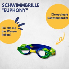 Best Sporting Schwimmbrille Kinder Euphony mit UV-Schutz I Kinder Schwimmbrille Antifog mehrfarbig I Taucherbrille Kinder Mädchen & Jungen I Swimming Goggles Kids I Schwimm-Zubehör