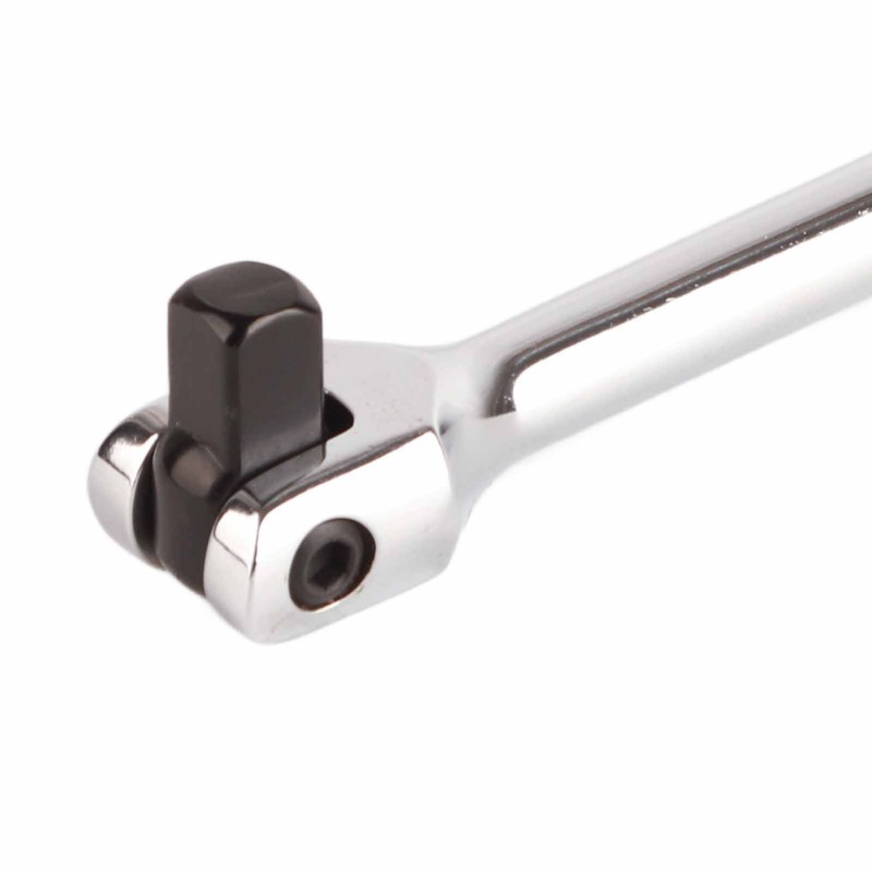 15in 1/2in Drive Breaker Bar Chrome Vanadium Steel 180 Degree