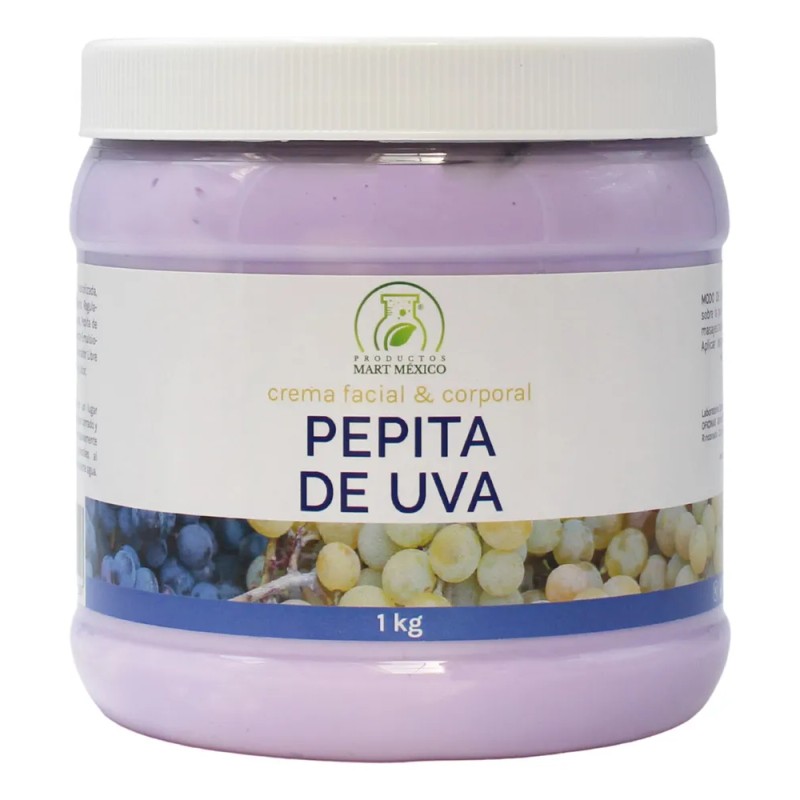 Crema de Pepita de Uva 1 kg Fortalece la Piel