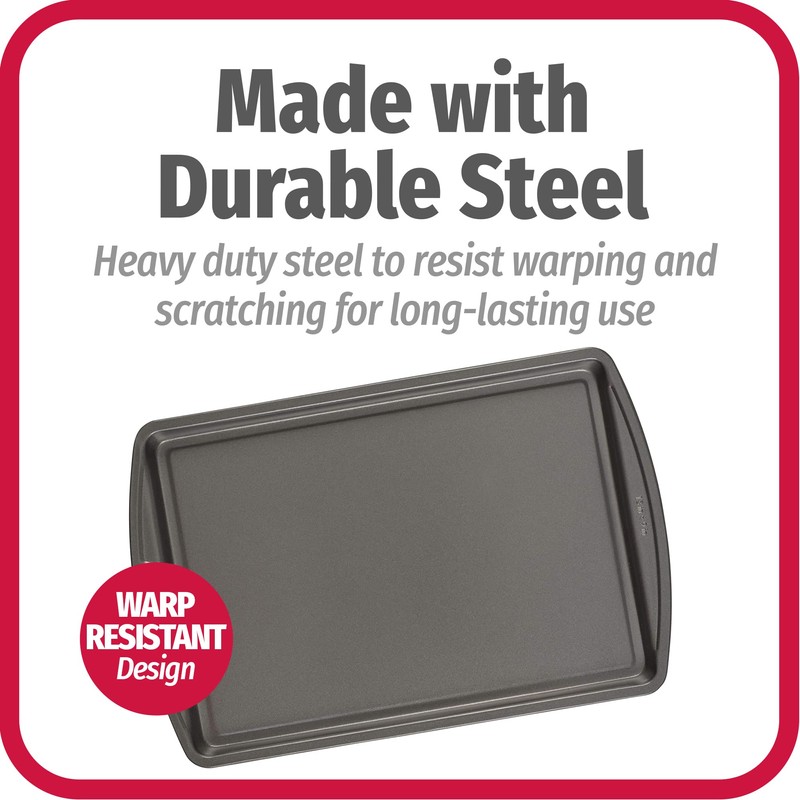 GoodCook Everyday Nonstick Carbon Steel 13” x 9” Baking Sheet