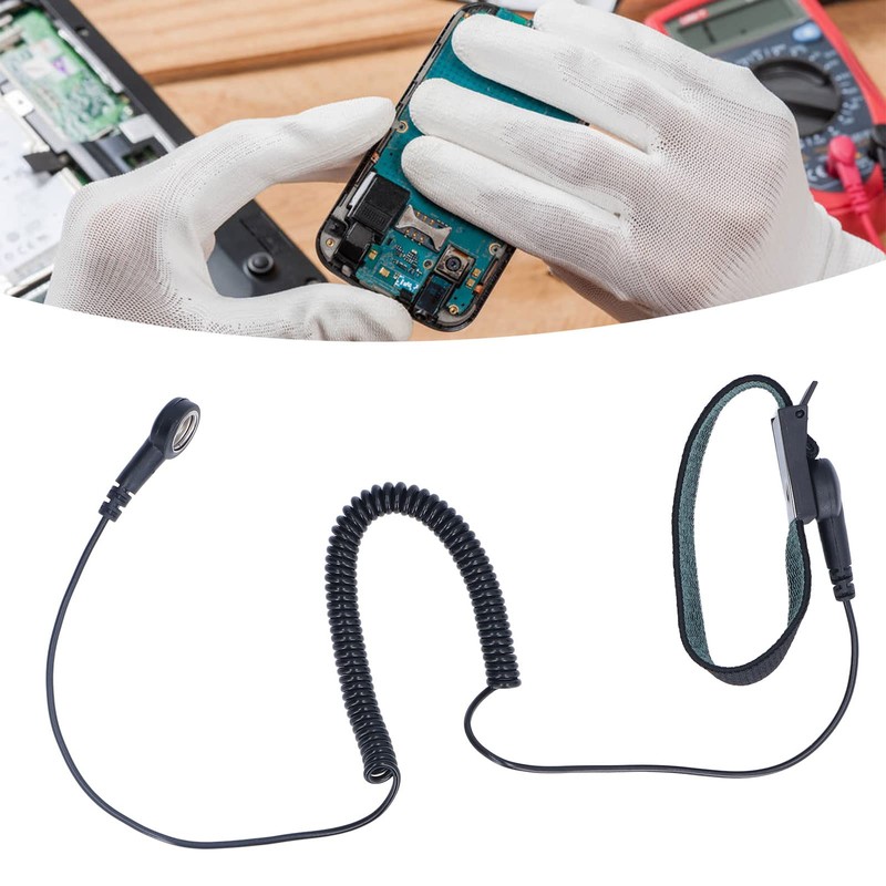 Static Safe Wrist Strap Adjustable Antistatic Bracelet ESD Bracelet with