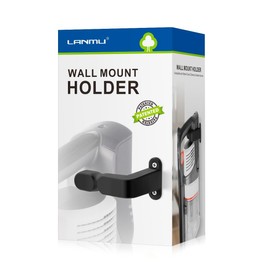 LANMU Wall Mount Holder Compatible with Shark IX141 IZ377H IZ376H IZ462H IZ163H IZ363HT IZ682H Pet Cordless Stick Vacuum, Handheld Vac CH951 and V10 V11 V12 V15 Vacuum Cleaner