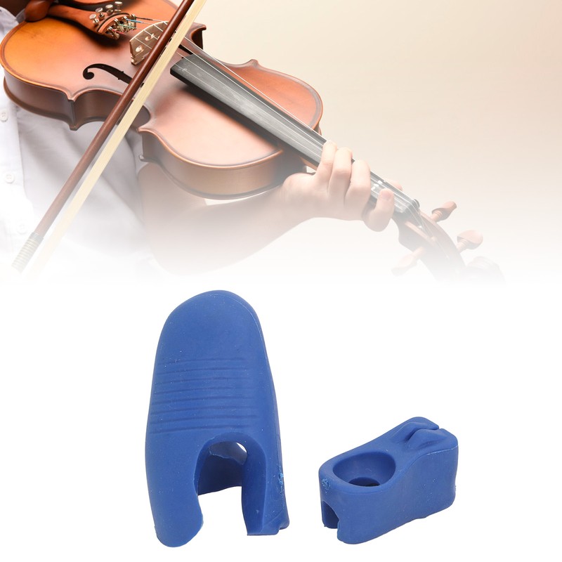 2 Pcs Violin Bow Grip Corrector Soft Reusable Silicone Violin