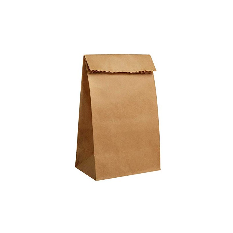 PAVILIA Kraft Paper Lunch Bags 30-pc