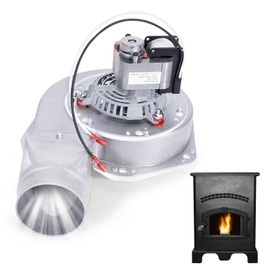 Kozlira 80473 Exhaust Blower Fit for US Stove & USSC, Ashley, King, Vogelzang, Breckwell Pellet Stoves Models American Harvest 6033 6035 6037 6039 6041, 5500 AP130, KP130, VG130, SP1002 Big E II, etc.