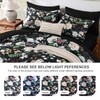 Anibedding 7Pieces Floral Queen Size Comforter Set, Garden Plant Flower