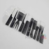 Barber Hair Parting Comb & Brush 10-Piece Set: Styling, Scalp, and Mini Brushes Long Hair Comb 2ea