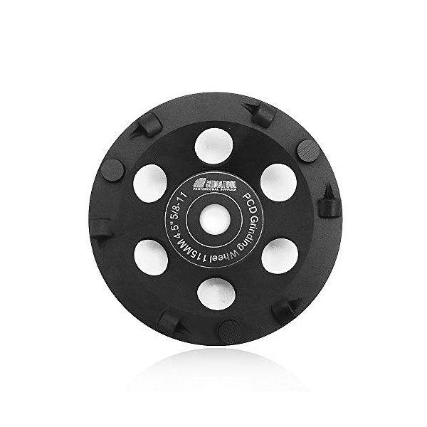 SHDIATOOL PCD Grinding Cup Wheel 4-1/2 Inch for Remove Epoxy
