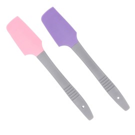 Ipetboom 2pcs Silicone Wax Spatula Silicone Waxing Sticks Silicone Spatulas Small Hair Removal Waxing Applicator Silicone Spatula Waxing Applicator Wax Stick Cleaning Shovel Face