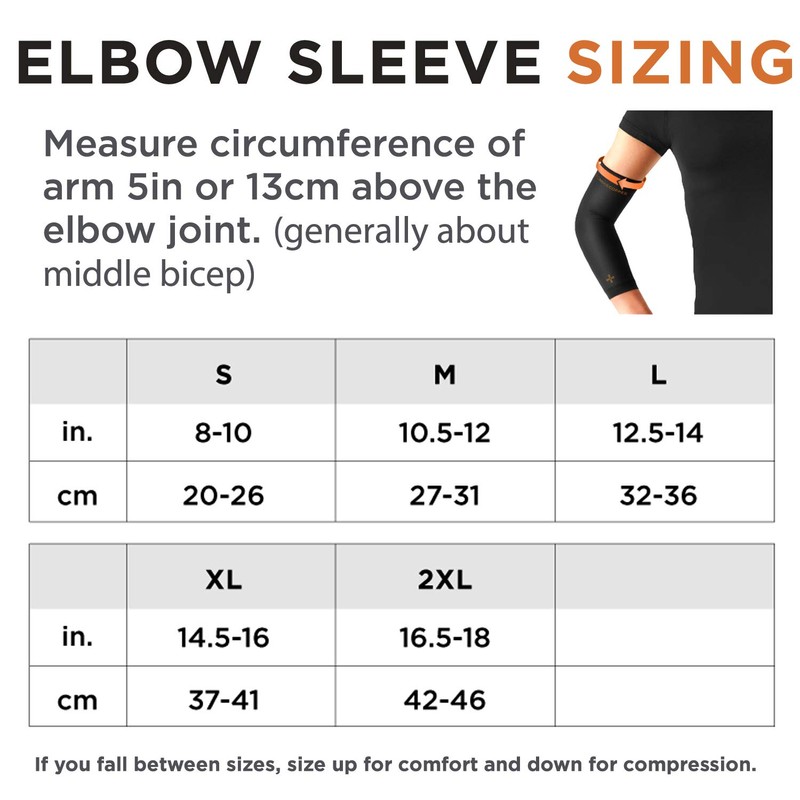 Tommie Copper Core Compression Elbow Sleeve - XX Large -