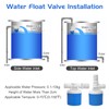 1/2" Top Inlet Water Float Valve, 2 Pack Automatic Water