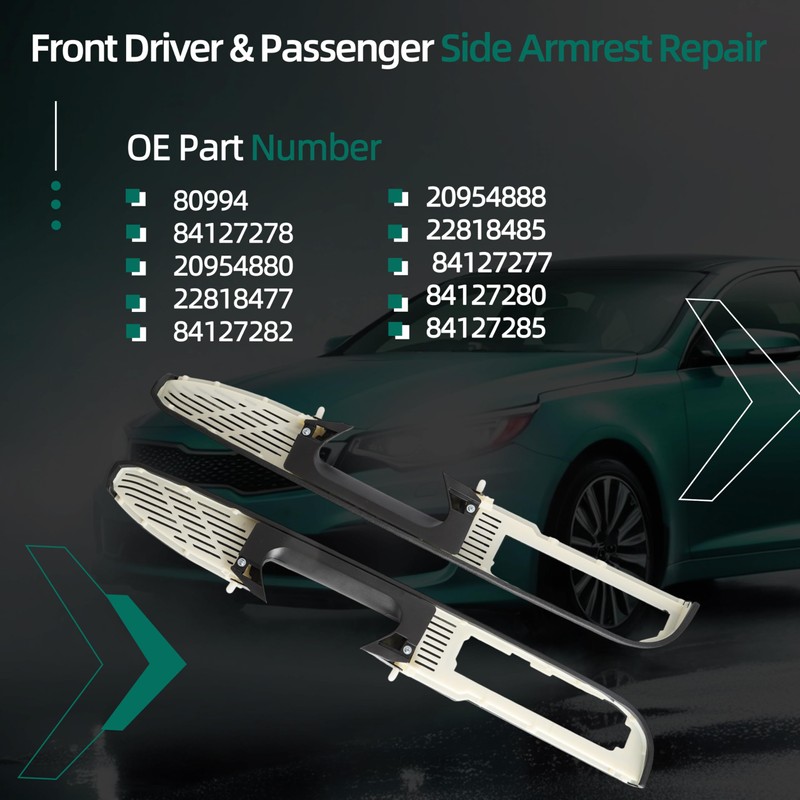 Riyhch Front Driver & Passenger Side Armrest Repair Fit for